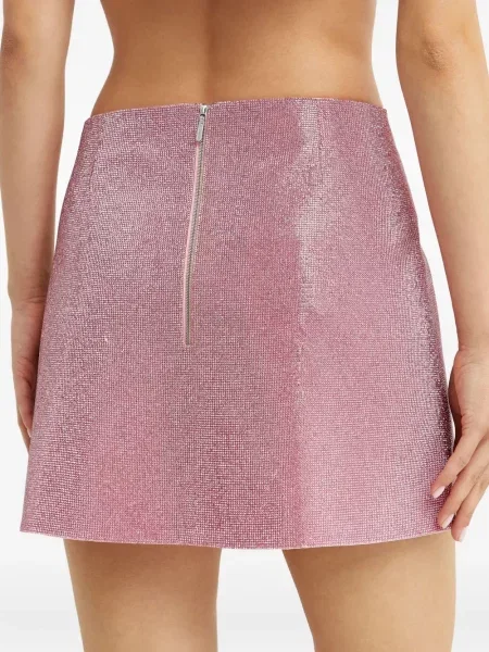 Fusta mini Nué de cristal roz