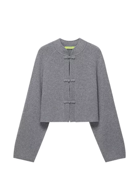 Decupat cardigan Shanghai Tang gri