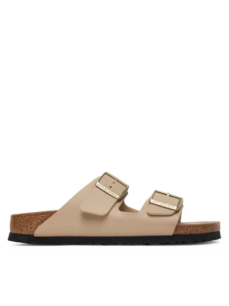 Klapki Birkenstock beżowe