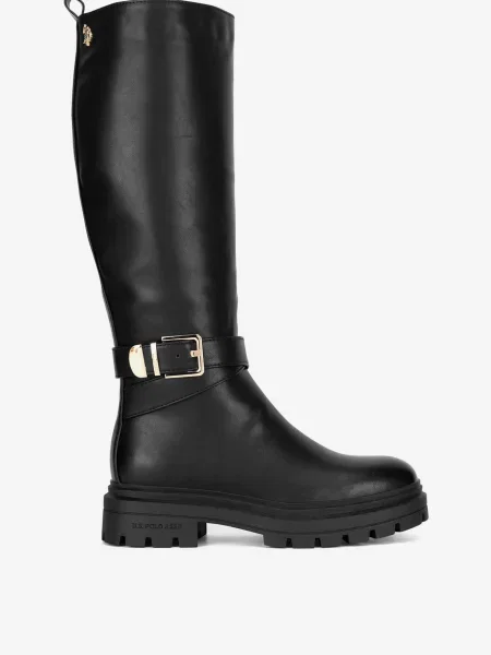 Kozaki U.S. Polo Assn. czarna