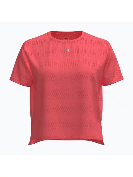 Tricou de alergare pentru femei Under Armour Velociti electric tangerine/black/green mode negru