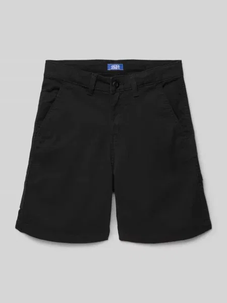 Bermudy z wpuszczanymi model ‘TONY’ Jack & Jones czarne