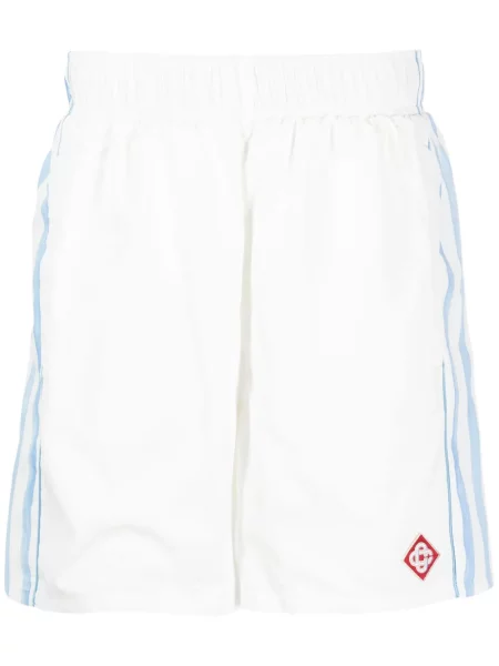 Pantaloni scurți Casablanca cu dungi alb