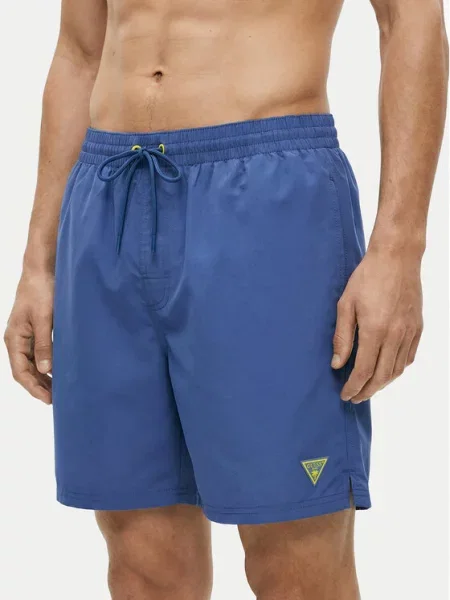 Guess Pantaloni scurți pentru înot albastru