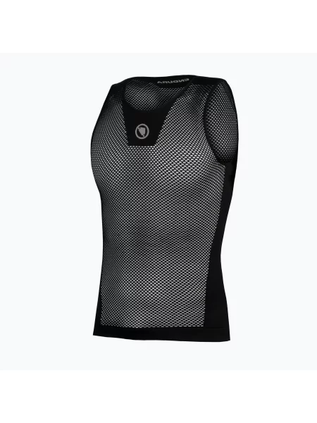 Мъжки колоездачен суитчър Endura Fishnet II Sleeveless Baselayer black черно