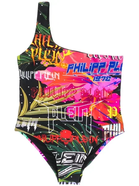 Strój kąpielowy dziecięcy Philipp Plein czarny