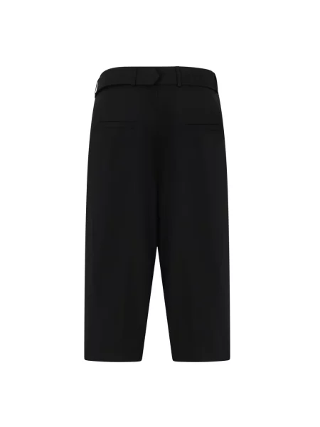 Spodnie Dries Van Noten wełniane czarne