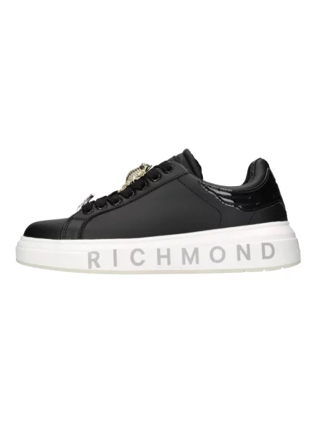 Sneakersy John Richmond skórzane czarne