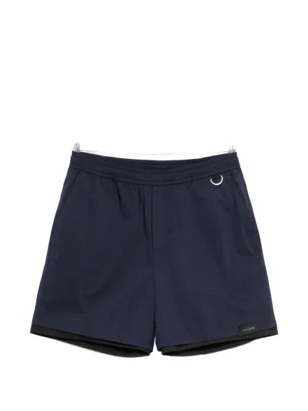 Pantaloni scurți Low Brand cu autograf albastru