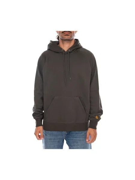 Bluza z kapturem Carhartt Wip z kapturem zielona
