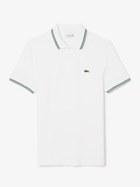 Поло Lacoste белое