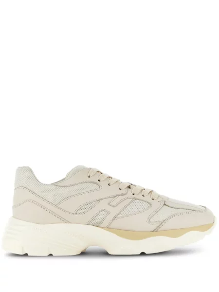 Sneakerși Hogan din piele gri