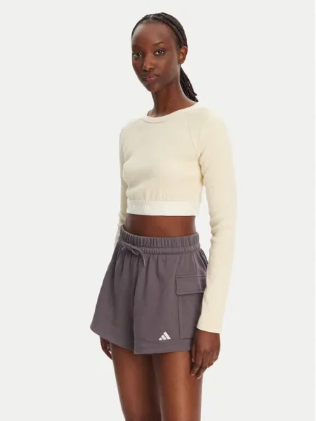 Adidas Блузка Ribbed бежевий