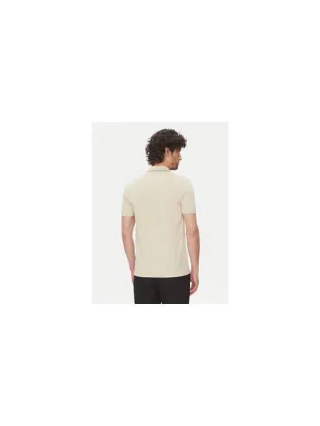 BOSS Pólóing Paule 4 Slim Fit bézs