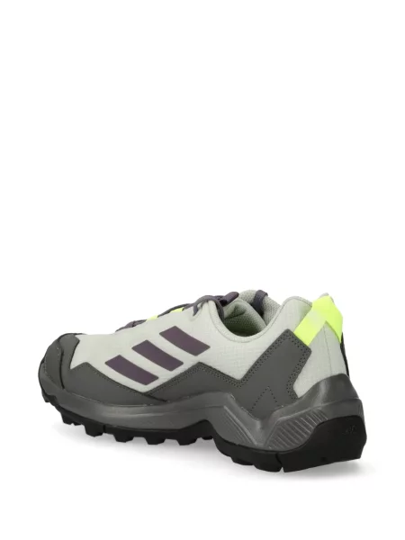 Sneakersy Adidas Terrex w paski z nadrukiem skórzane czarne