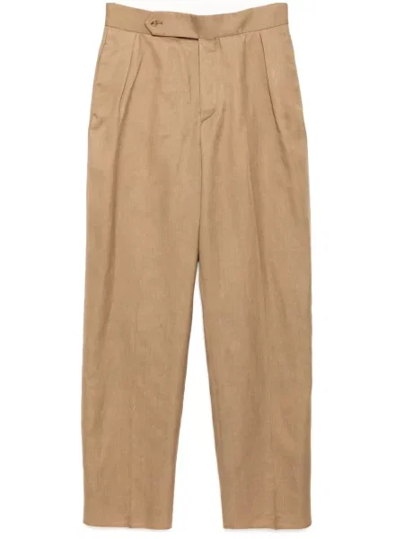 Pantaloni chino Lardini maro