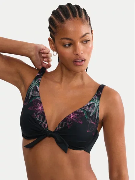 Triumph Μπικίνι πάνω μέρος Summer Tropics μαύρο