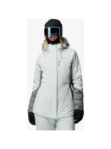 Kurtka z kapturem Columbia Ava Alpine II Insulated szarozielony jasny szary XS czarna