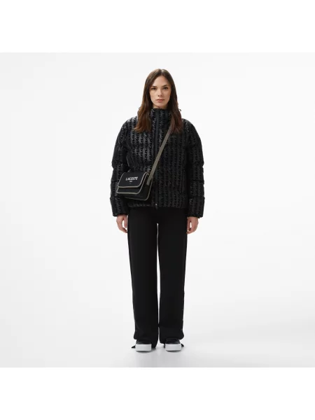 Lacoste куртка Monogram чорна