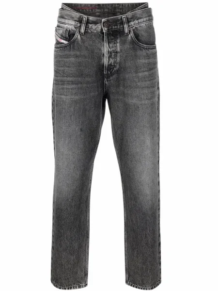 Blugi conici Diesel gri