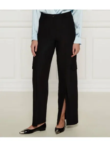 Pinko Pantaloni PELAGGI | flare fit negru