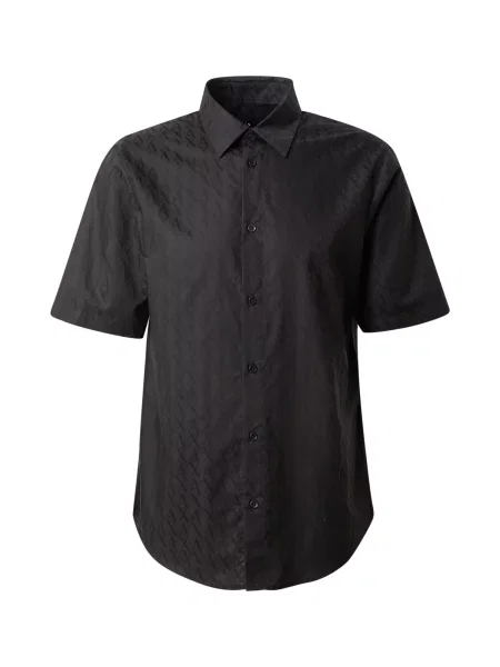 ARMANI EXCHANGE Cămașă gri metalic negru