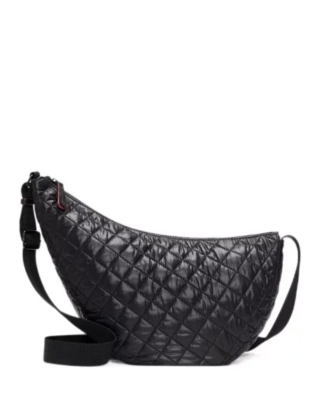 Matlasat geanta crossbody Mz Wallace negru