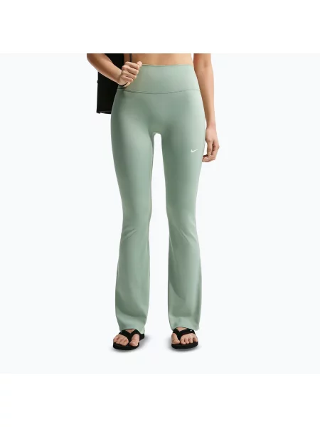 Legginsy Nike One High Waisted Flared steam/white białe