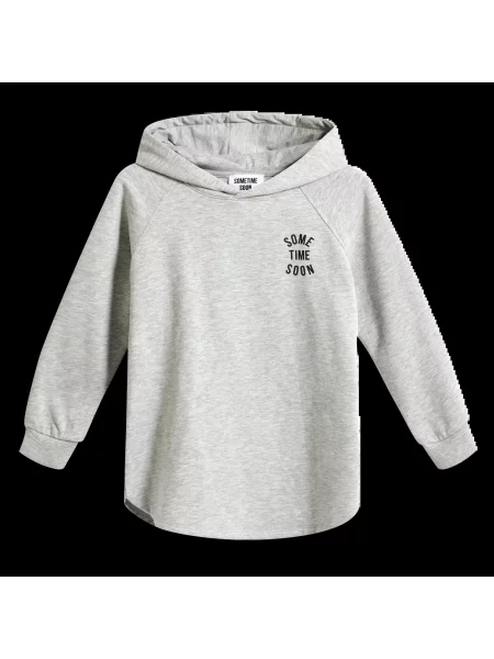 Bluza z kapturem dziecięca Hummel szara