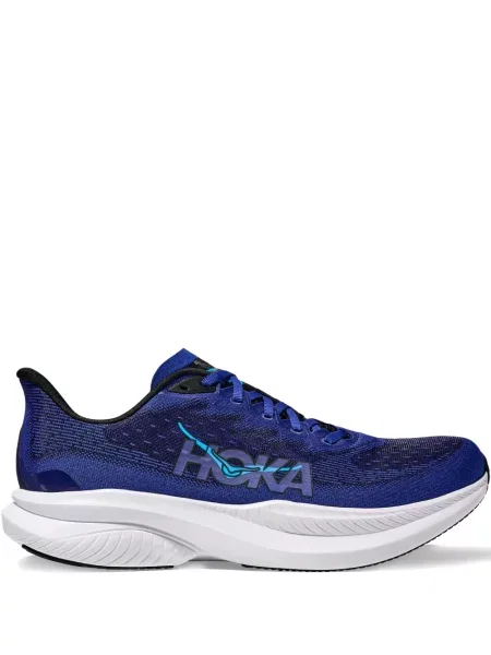 Sneakerși Hoka cu imagine albastru