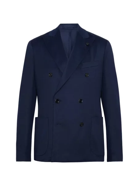Яке Lardini двуредно синьо