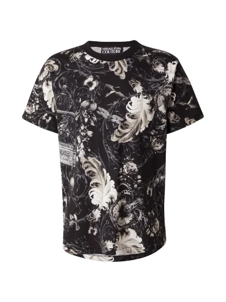 Versace Jeans Couture Tricou Negru alb