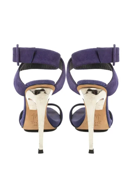 Sandale Giuseppe Zanotti din piele de căprioară albastru