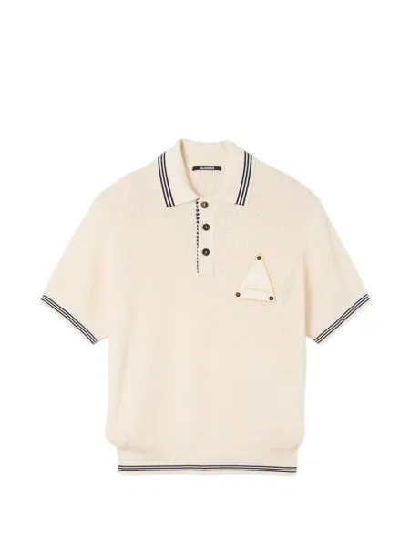 Tricou polo Jacquemus cu dungi