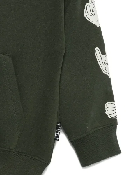 Bluza z kapturem dziecięca Molo zielona