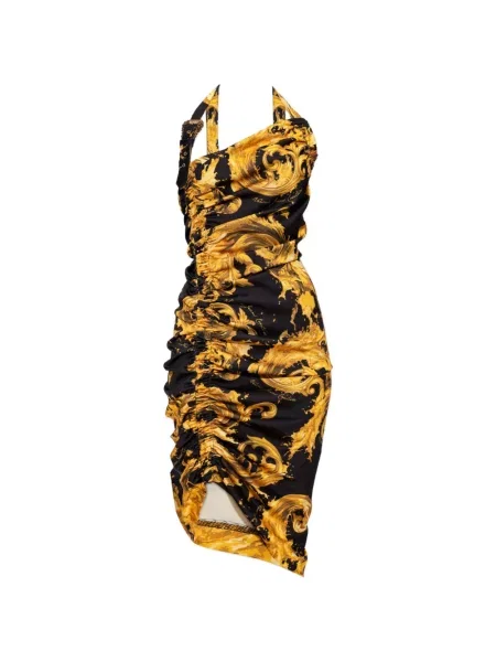 Sukienka jeansowa Versace Jeans Couture czarna