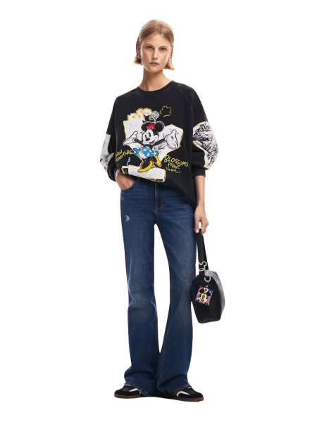 Desigual Taška BAG_ALL MICKEY BERGAMO čierna
