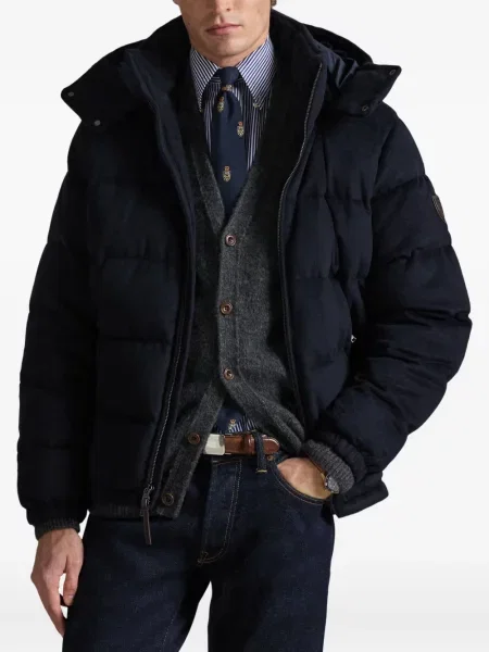 Ριγέ polo Polo Ralph Lauren με κουκούλα με αυτόγραφο λευκό