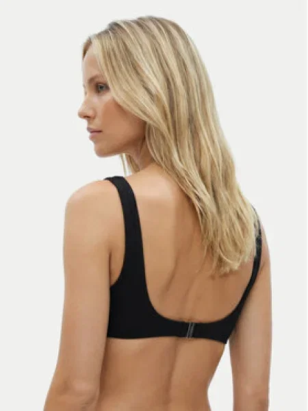 Plavková podprsenka HUGO SIGNATURE BANDEAU čierna