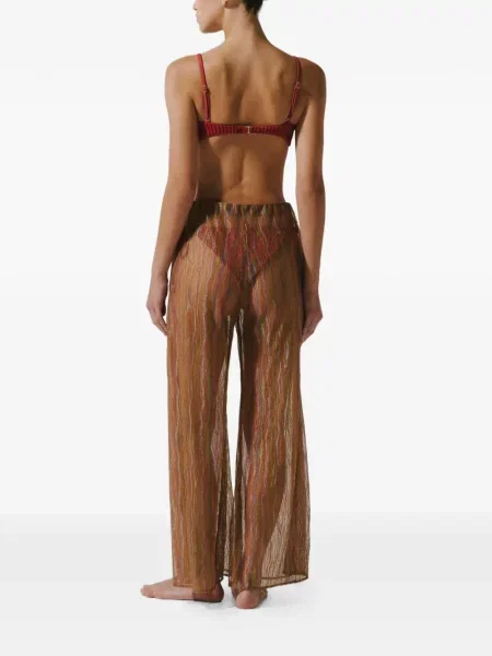 Pantaloni Baobab cu talie înaltă maro