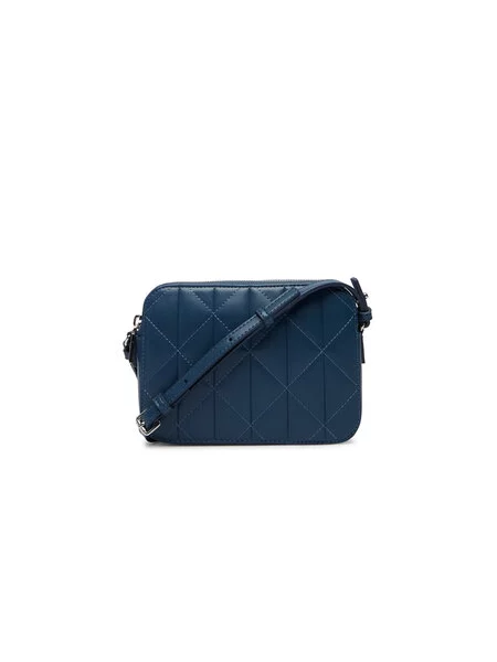 Calvin Klein crossbody torbica iz umetnega usnja modra