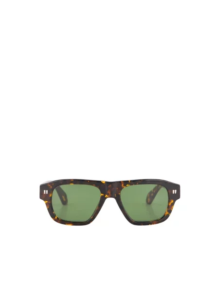 Okulary przeciwsłoneczne Off-white w geometryczne wzory retro białe