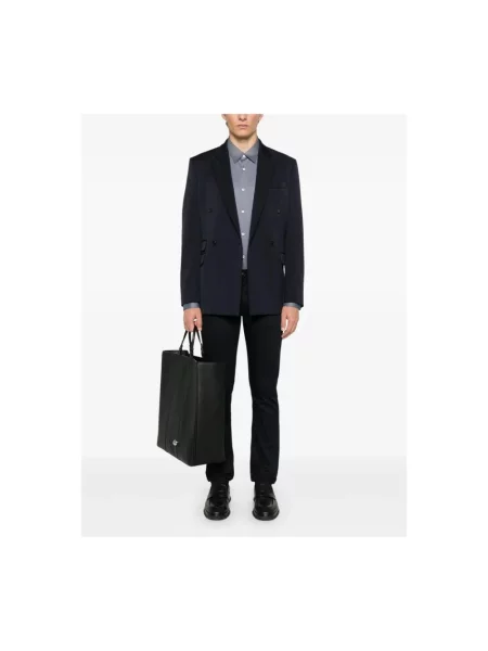 Spodnie Emporio Armani czarne