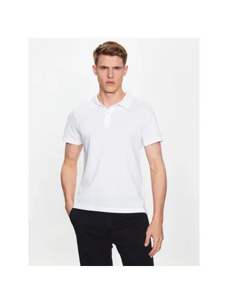 Trussardi Pólóing Emboidered Regular Fit fehér