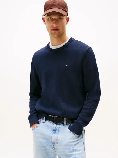 Tommy Jeans Pulover ESS marin albastru