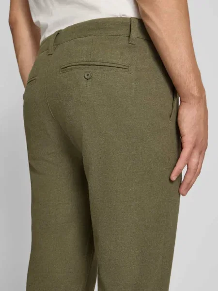 Chinosy o kroju slim fit z dodatkiem model ‘MARK’ Only & Sons