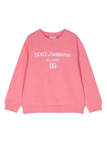 Bluza dziecięca Dolce And Gabbana różowa