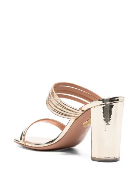 Papuci tip mules Aquazzura cu bretele
