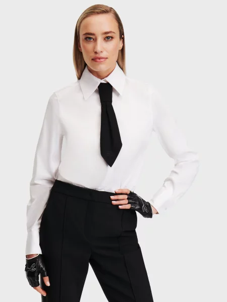 Классическая рубашка Karl Lagerfeld белая
