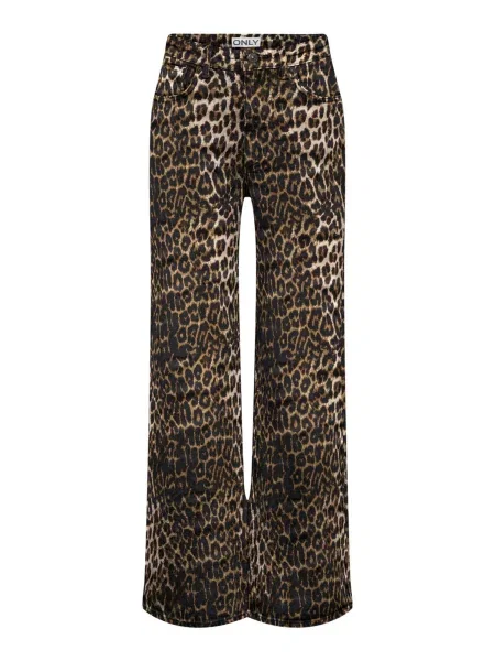 ONLY Pantaloni JUICY-ANLIE bej / maro negru